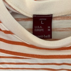 モンベル婦人TシャツLサイズの画像