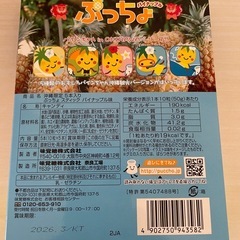 【沖縄限定】ぷっちょ　パイナップル味　5本入り×2の画像