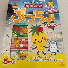 【沖縄限定】ぷっちょ　パイナップル味　5本入り×2の画像