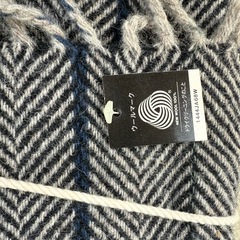 SAINT RIVER CLUB ヘリンボーン柄　ウール　ひざ掛け　日本製の画像