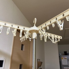 洗濯物干し　室内干し　物干しの画像