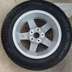 VW純正ホイール+スタッドレス 6J-15インチ PCD112 5穴 オフセット43 ミシュラン X-ICE 195/65R15　2013年製 #ゴルフの画像