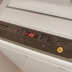 洗濯機　パナソニック6キロ　2017年製の画像