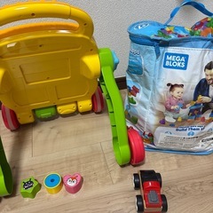 アンパンマンよくばりすくすくウォーカー　メガブロックセットの画像