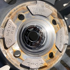 アルミホイール　スタッドレスタイヤの画像