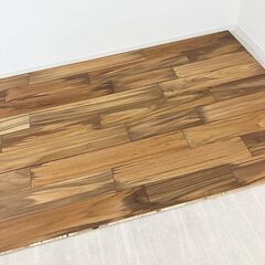 【愛知半田店引取限定】イクタ 床材 フローリング ikuta 銘木フロアー ラスティック 12×303×1,818mm 3.3平米AW-TR3チーク3P　【3箱セット】の画像