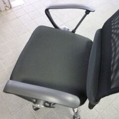 ③未使用/新品　オフィスチェア【床傷防止！PUキャスター】腰楽ランバーサポート ハイバック ロッキング メッシュ チェア デスクチェア 椅子 イス の画像