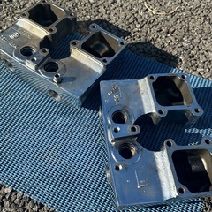 Harley-Davidson FLH？　ショベルヘッド1978オリジナルヘッド　メッキ　ロッカーカバーの画像