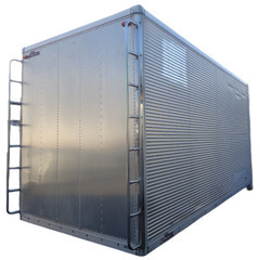 トラックコンテナ 箱 5070x2180x2730 ワイドロング アルミバン 冷凍冷蔵 保冷 物置 倉庫 ガレージ コンテナハウス 愛媛よりの画像