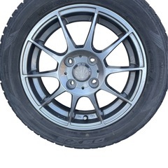 スタッドレスタイヤ＋アルミホイール　美品の画像