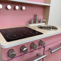 ままごとキッチン(鍋、フライパン、食品おもちゃ付
) の画像