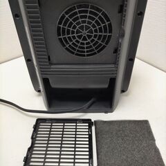 山善 セラミックファンヒーター DHF-K121 センサー付き 小型軽量 持ち運び簡単 即暖タイプ 省スペース設置OK デジタル表示　251120-1Tの画像