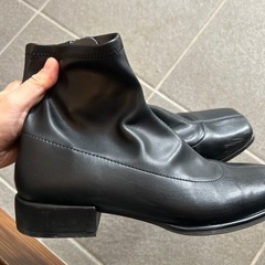 ２４.5-２５.0センチ　ブーツ　黒の画像