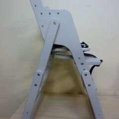 未使用/新品　テーブルなし　倉庫保管　2WAYハイ＆ロー ベビーチェア 天然木 テーブル 折りたたみの画像