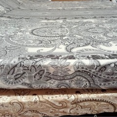 硬めデコボコマットレス 97×197cm 厚み約7cm ベージュ色　三つ折り可能の画像