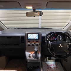 三菱　デリカD5 2.4G パワーパッケージ 4WD 2400cc ガソリン　平成24年　15.7万キロ　ナビ　テレビ　バックカメラ　両側電動スライド　Bluetooth スマートキー　クルーズコントロール　車検令和8年12月の画像