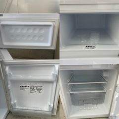 Abitelax 電気冷凍冷蔵庫 アビテラック AR-97G 2022年製直冷式タイプ 97L 2ドアの画像