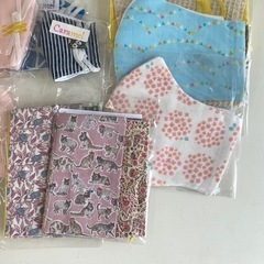 【まとめ】布マスク 布マスクキット まとめて　の画像