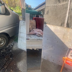 姿見鏡　スチールフレームの画像