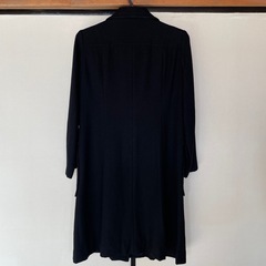 ロングコート黒150-160cmほどの画像