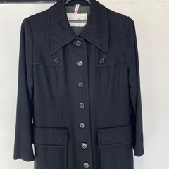 ロングコート黒150-160cmほどの画像