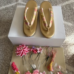 成人式用、バック　草履の画像