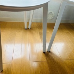 Modern Deco ダイニングチェア2脚セット　ホワイトの画像