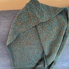 帽子とマフラーの一体化の画像