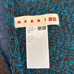 帽子とマフラーの一体化の画像