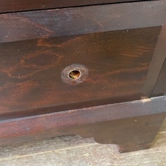 民芸家具 ライティングビューロー 引き出し付き チェスト ワークデスク アンティーク家具 和製アンティーク の画像