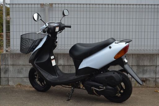 ☆原付バイク　スズキ 　Let'sⅡ　レッツ2　ＣA1PA　水色　2サイクル　　実働/書付！