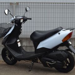 ☆原付バイク　スズキ 　Let'sⅡ　レッツ2　ＣA1PA　水色　2サイクル　　実働/書付！の画像