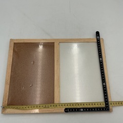 ダブルメッセージボード　コルクボード　ホワイトボードの画像