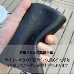 【牛革×大容量】二つ折り財布 L字ファスナー 茶 大容量 カード10枚収納の画像