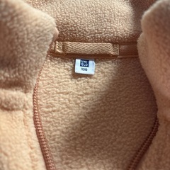 ユニクロ　フリース　130センチの画像