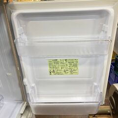ジ494/ SHARP シャープ SJ-D14E-W ホワイト つけかえどっちもドア 2ドア ノンフロン 冷凍冷蔵庫 137L 2019年製の画像