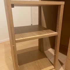 【77%OFF】無印　食器棚　カップボードの画像