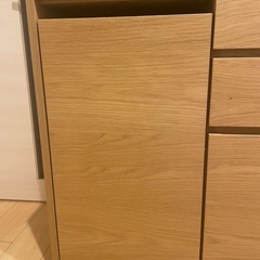 【77%OFF】無印　食器棚　カップボードの画像