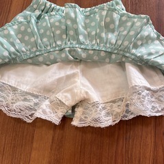 サイズ80 水玉模様スカートの画像