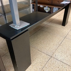 リユースマン倉敷、ロータイプ、ガラステーブル、ブラック、テーブルの画像