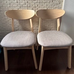 美品ダイニングテーブルセット4人掛け用(椅子2脚ベンチ) 
の画像