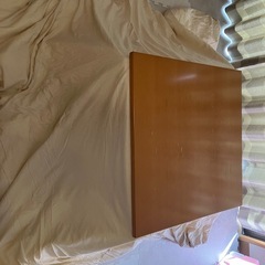 無印良品　こたつ机、こたつ布団セットの画像