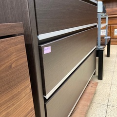 リユースマン倉敷、6段チェスト、木目ブラウン、衣類、収納の画像