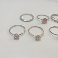 ファッションリング　指輪　7点　まとめて　お得　レディースの画像