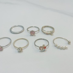 ファッションリング　指輪　7点　まとめて　お得　レディースの画像