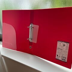 カラフルなリングバインダーの画像