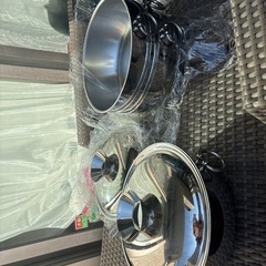 日本製25cm鍋　四つセットの画像