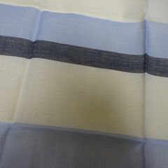 ( E-40 )POLO RALPH LAUREN ポロラルフローレン ハンカチーフ オーブ刺繍 ブルー ホワイト 未使用 長期保管品の画像