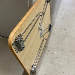 O2511-472 ニトリ 折りたたみテーブル ナノモクメ6045NA 中古の画像