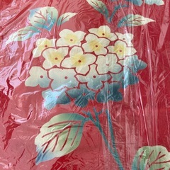 浴衣　あじさい柄の画像